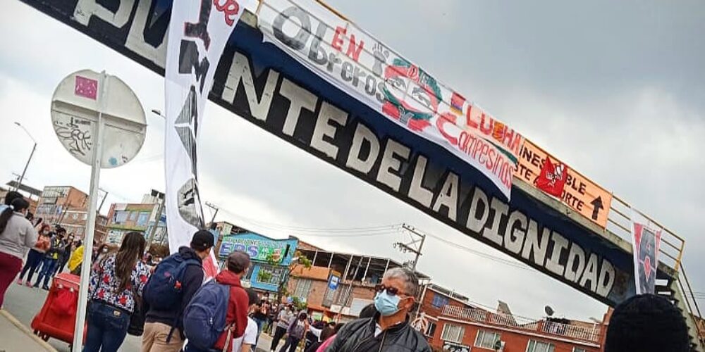 1 de Mayo en Usme: Manifestaciones pacíficas terminan en fuertes disturbios