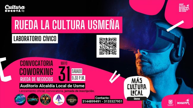Lanzamiento Coworking Cultural en Usme: Proyecto Rueda la Cultura Usmeña