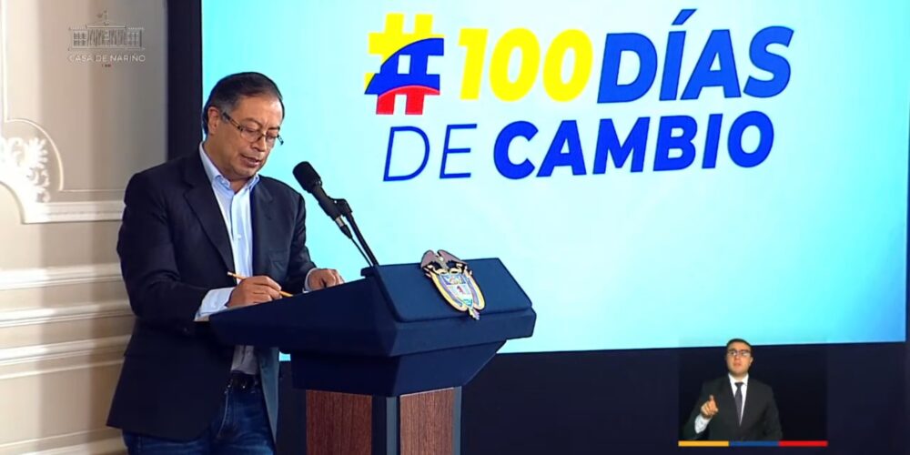 100 Días de Gustavo Petro | Rueda de prensa del Presidente Gustavo Petro sobre los #100DíasDeCambio