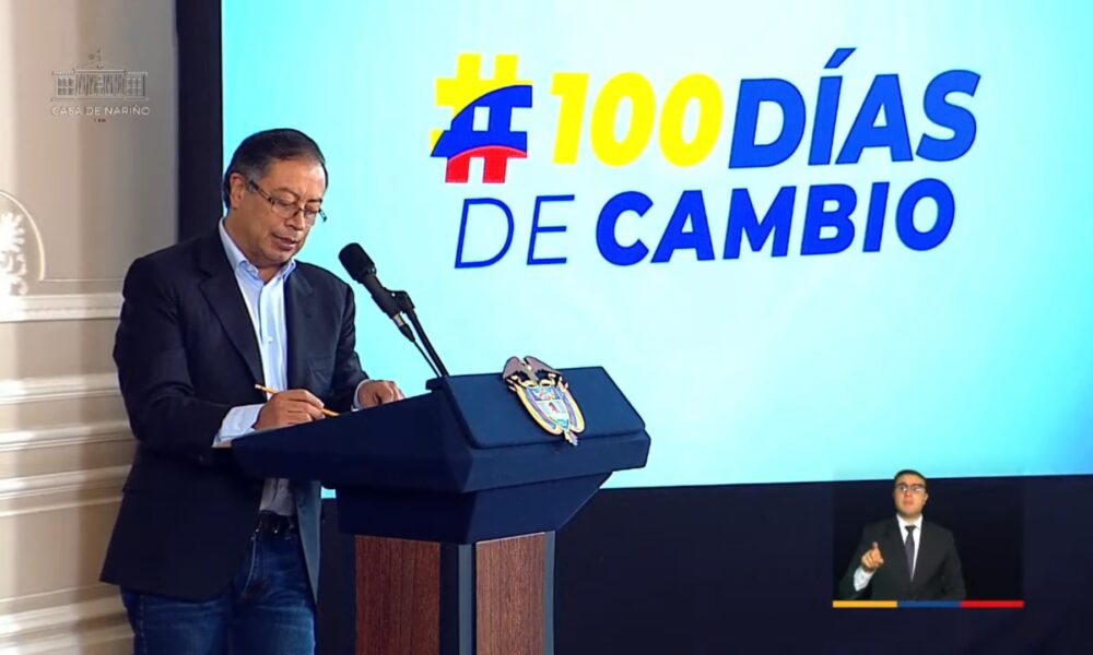 100 Días de Gustavo Petro | Rueda de prensa del Presidente Gustavo Petro sobre los #100DíasDeCambio