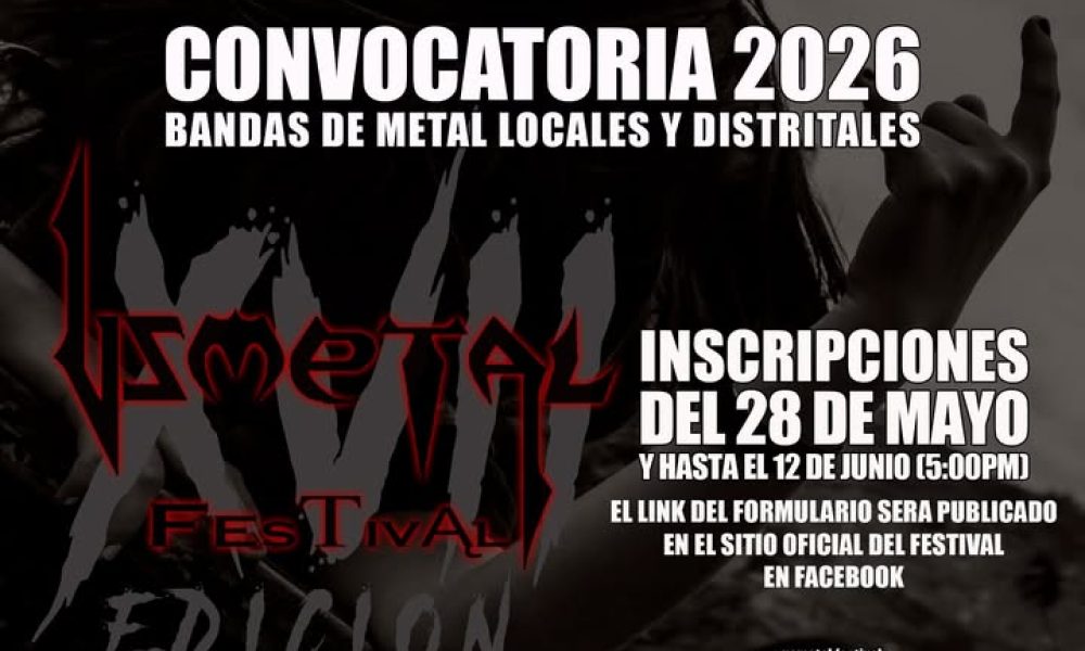 🎸 Convocatoria Usmetal Festival 2026: inscripción para bandas de metal