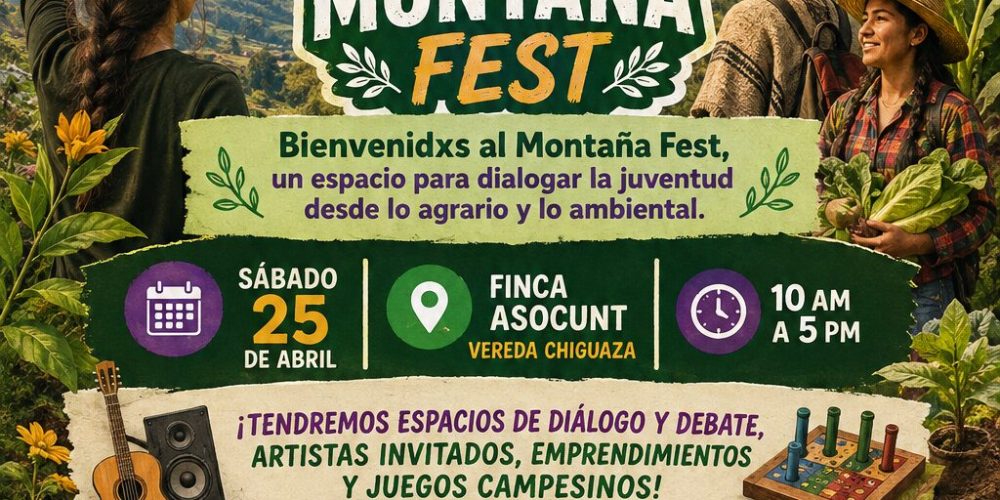 Montaña Fest llevará el Festival Nacional de la Juventud y de lxs Estudiantes a Usme