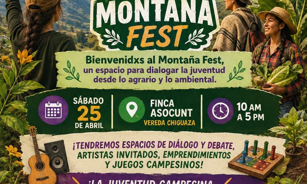 Montaña Fest llevará el Festival Nacional de la Juventud y de lxs Estudiantes a Usme