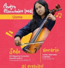 🎻 Centro Filarmónico Local de Usme abre sus puertas a la formación musical gratuita