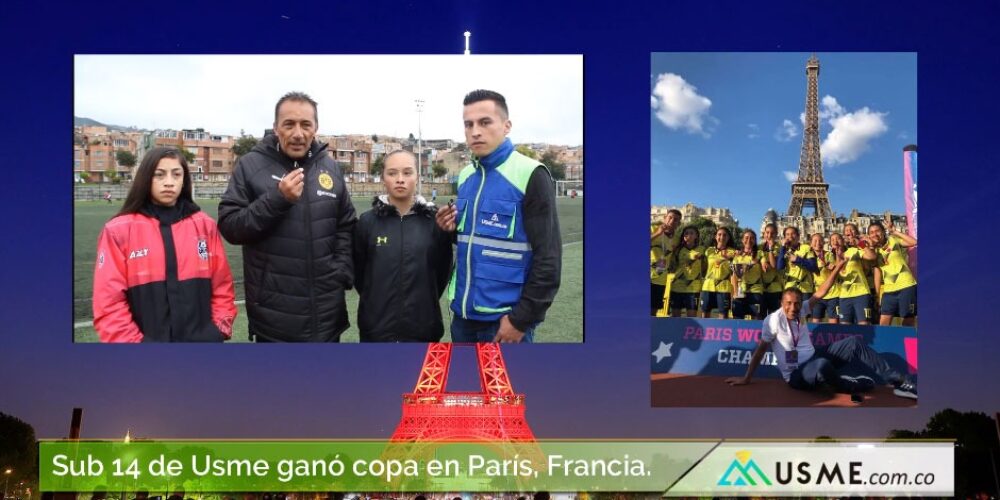 Selección Sub 14 de COP Colombia Internacional Campeonas en París.
