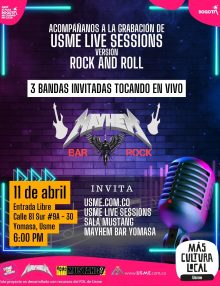 Usme se prepara para una noche de Metal en vivo con Usme Live Sessions