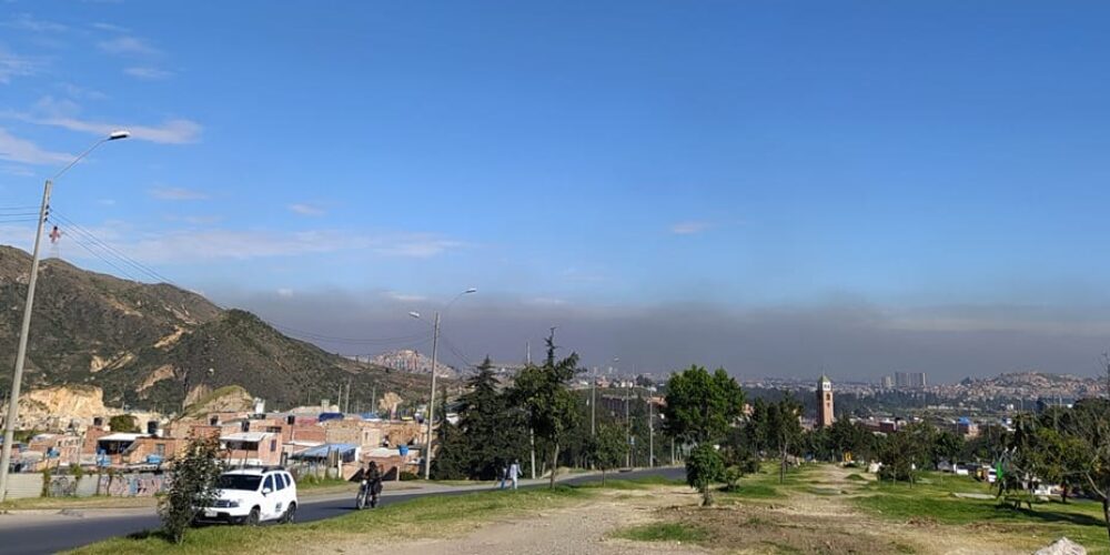 Usme nota una nube gris en Bogotá D.C.