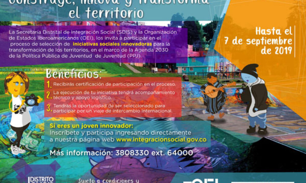 Convocatoria: Construye, Innova y Transforma el Territorio