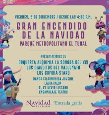 Bogotá enciende la Navidad este 5 de diciembre en el Parque Metropolitano El Tunal