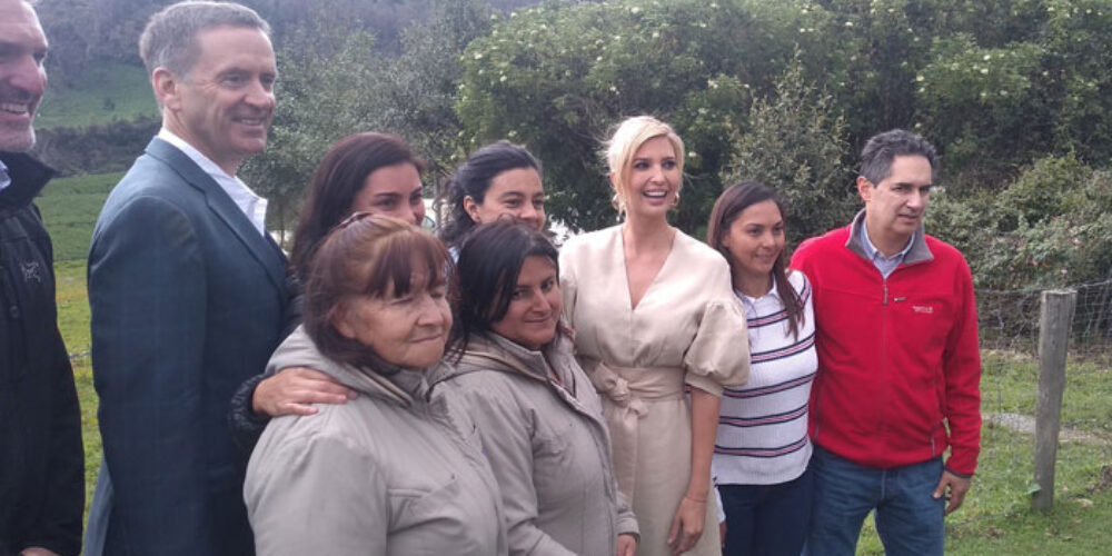 Ivanka Trump Visitó la Vereda Arrayanes de Usme