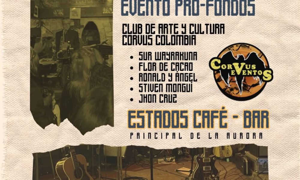 Noche de música en vivo en Usme con Corvus Club 🎸🔥