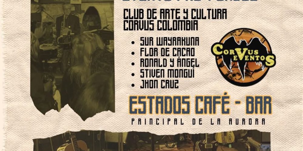Noche de música en vivo en Usme con Corvus Club 🎸🔥