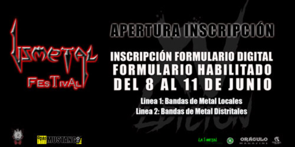 Abiertas inscripciones para participar en Usmetal Festival 2023