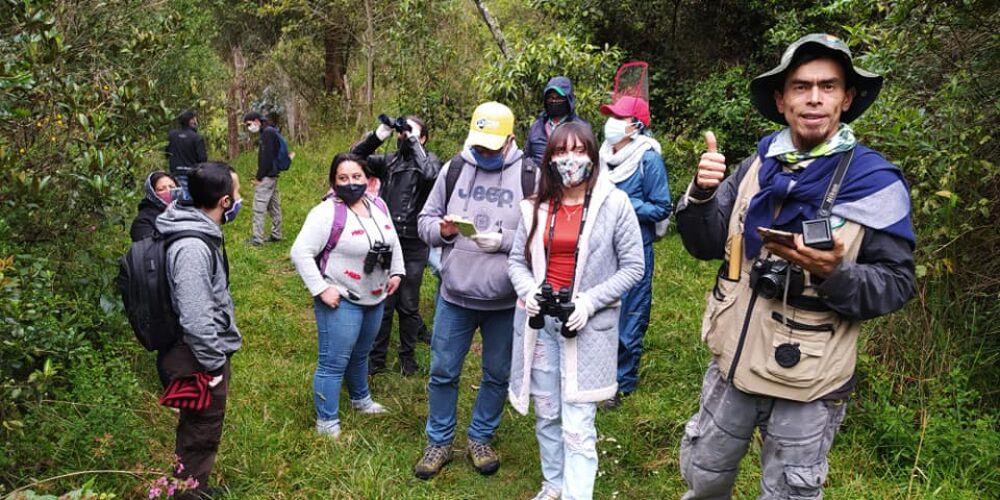 Avistamiento de aves en Chiguaza, Usme