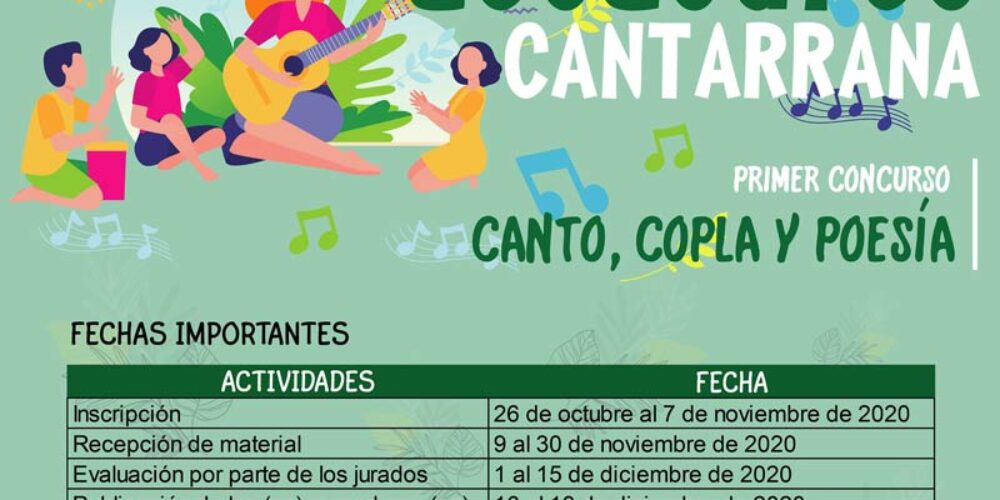 Concurso: Copla, Canto y Poesía