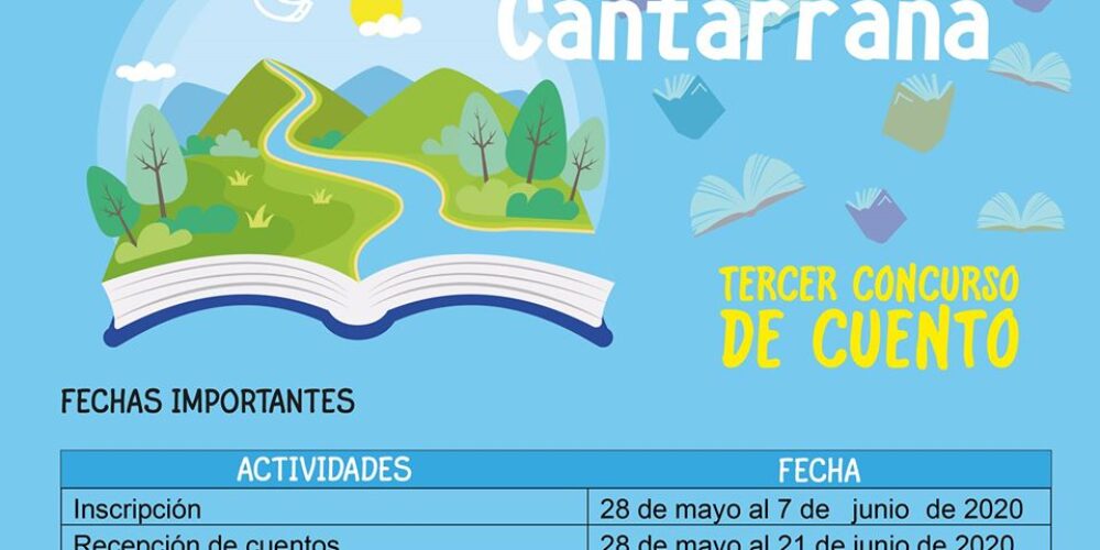Concurso de CUENTO, FOTOGRAFÍA y VÍDEO en Cantarrana