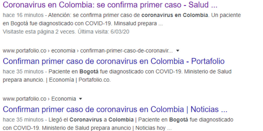 Confirmado primer caso de Coronavirus en Bogotá