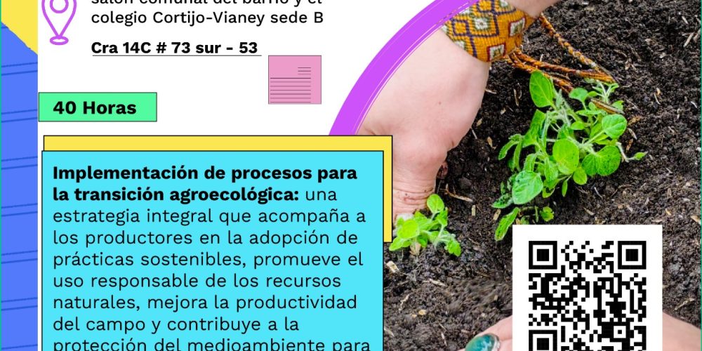 Curso de Agroecología en Usme con la Escuela de Arte Taller Sur
