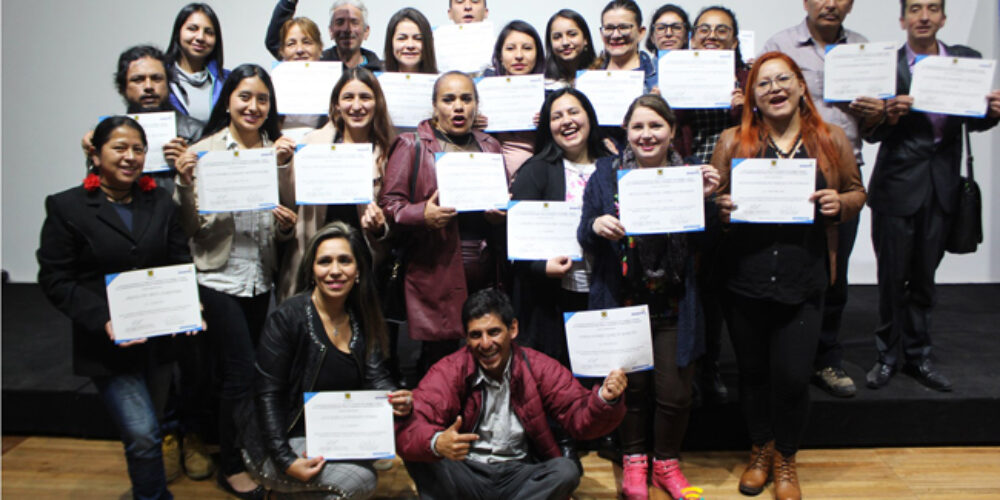 Graduación Diplomado de Turismo en los Cerros Orientales