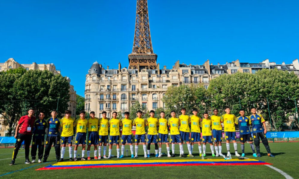 Equipo de fútbol usmeño está dejando bien parada a Colombia en Francia