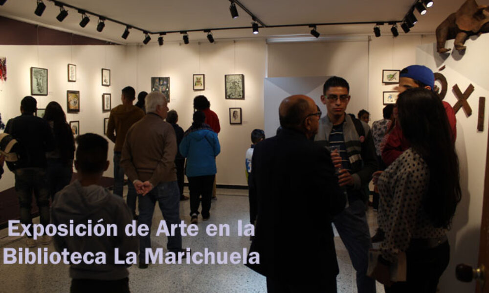 Exposición de Arte Abstracto en la Biblioteca Marichuela