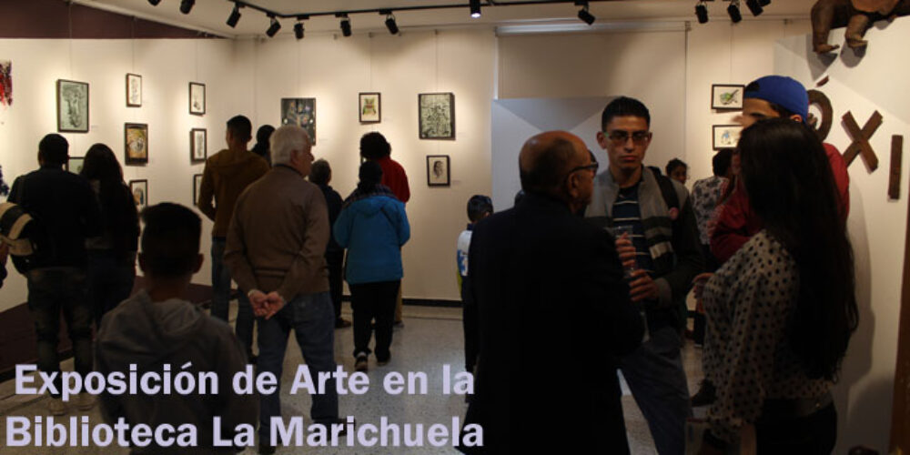 Exposición de Arte Abstracto en la Biblioteca Marichuela