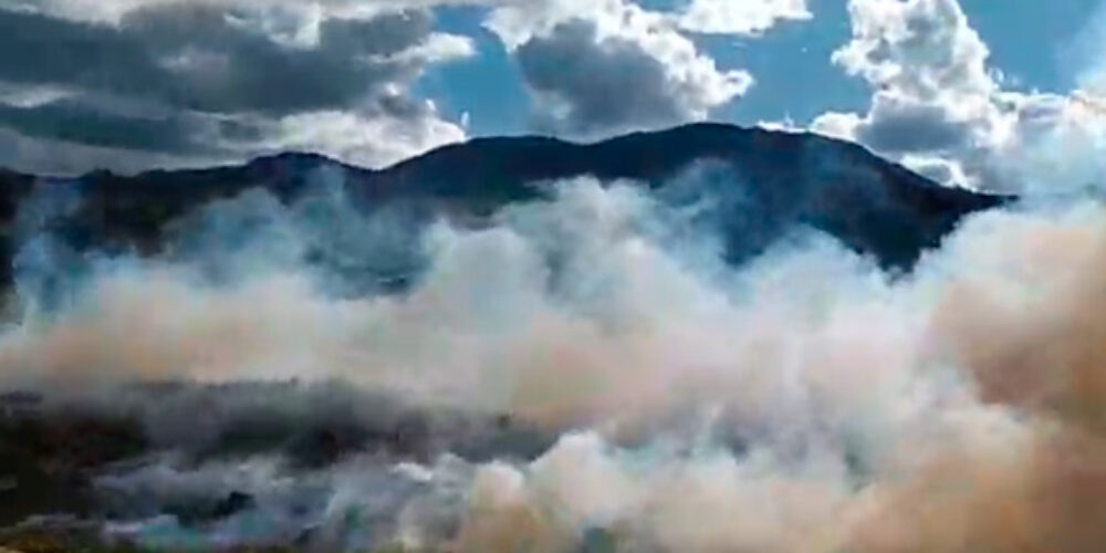 Emergencia por incendio forestal en Usme