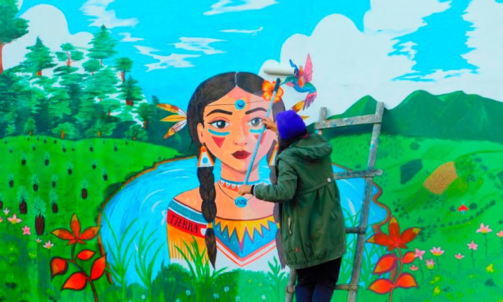 Mural «Usminia Princesa del Agua»