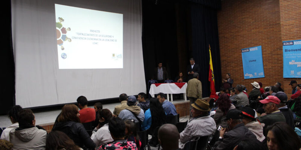 Proyecto para fortalecer la seguridad y la convivencia ciudadana en Usme