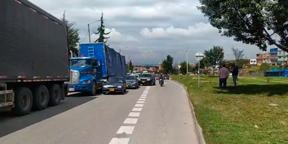 Trancones en Usme por cierres en la vía al Llano