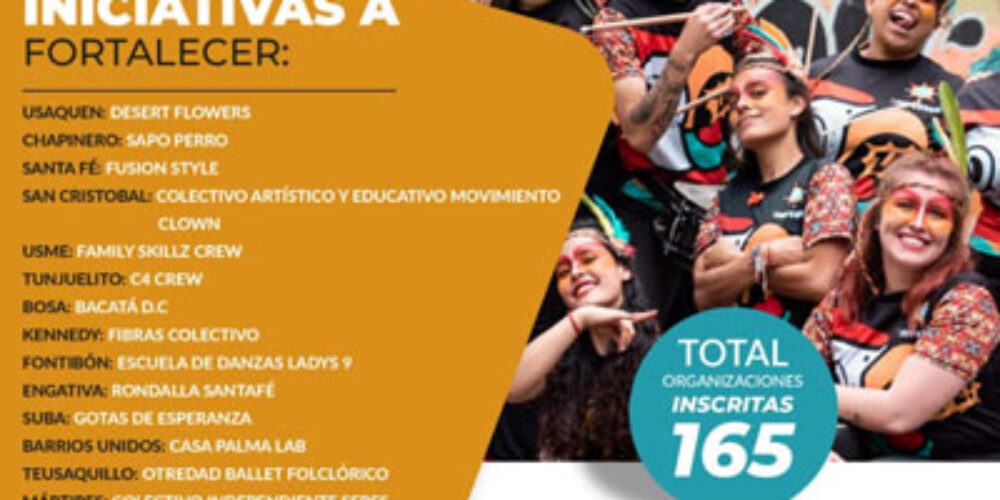 20 iniciativas culturales serán fortalecidas en Bogotá