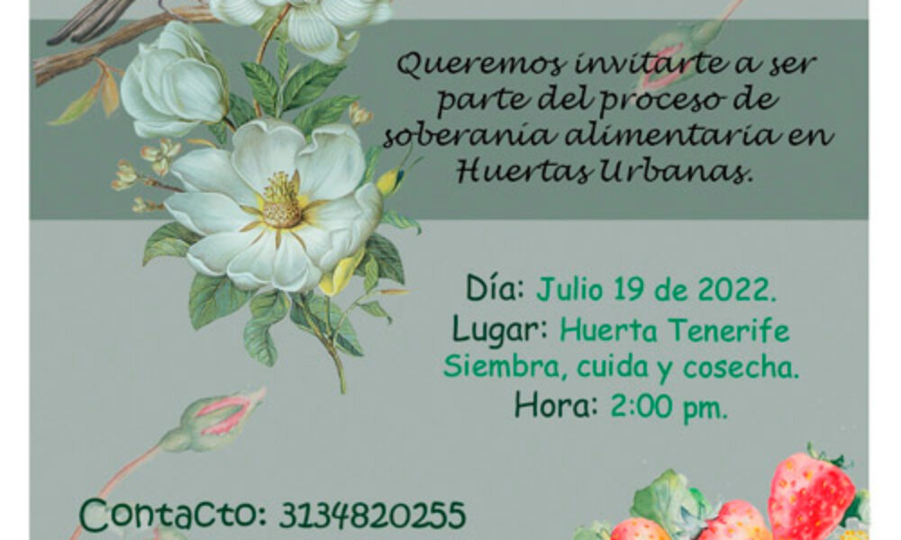 Canto Semilla – Minga Huerta Tenerife