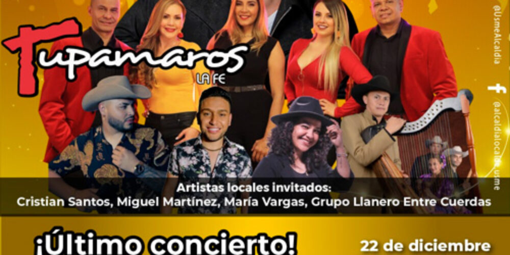 Los Tupamaros cierran el último concierto navideño