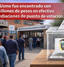 ¿Presunto caso de compra de votos en Usme, Bogotá D.C?